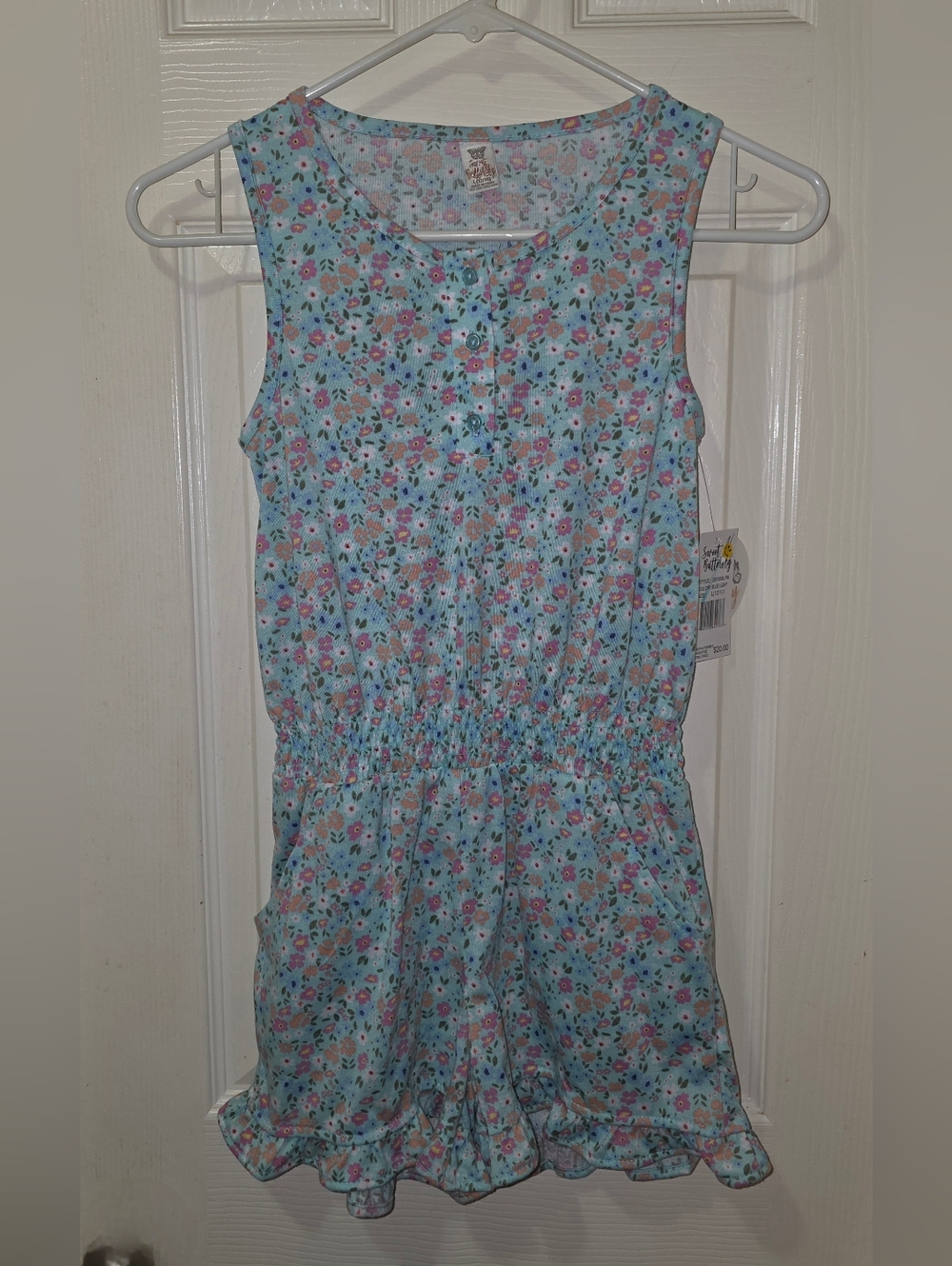 Girls Floral Romper